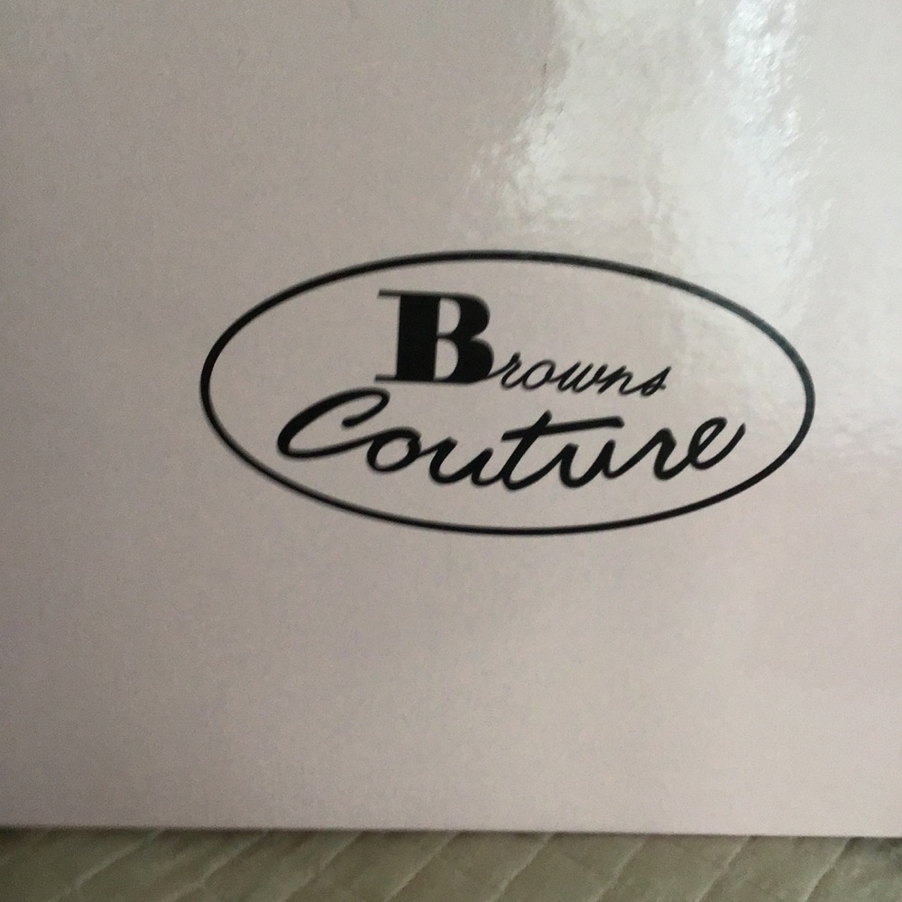 Brown’s Couture Black leather Quilted Ankle Boots in the box Size 40 - Picture 9 of 9